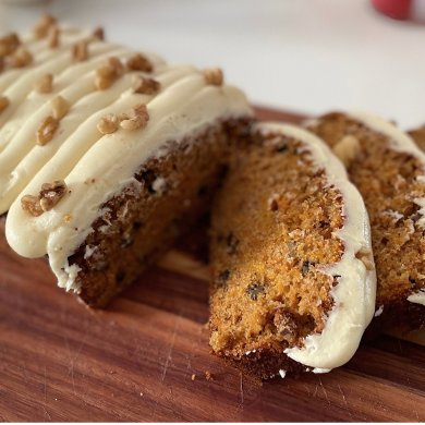 Mia's Carrot Cake Loaf