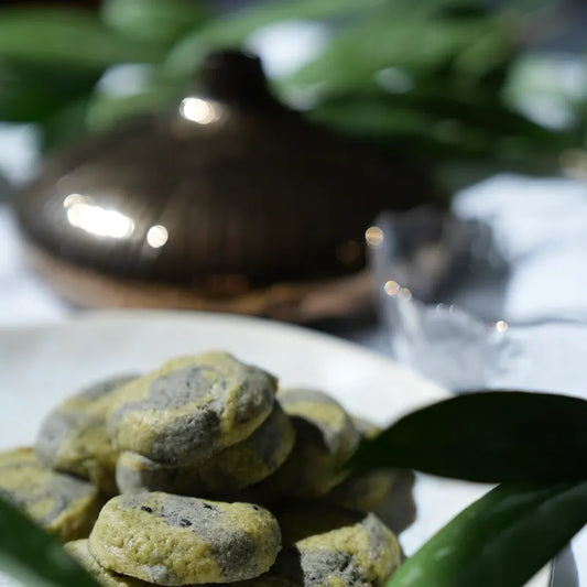 Matcha Black Sesame Cookies (Box of 4)