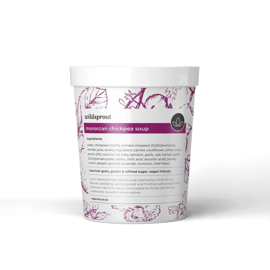 Wildsprout Moroccan Chickpea Soup 460g