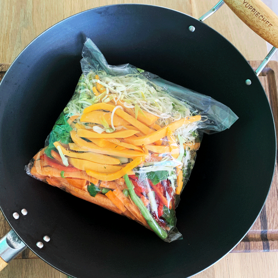 *Organic Pre-cut Veg